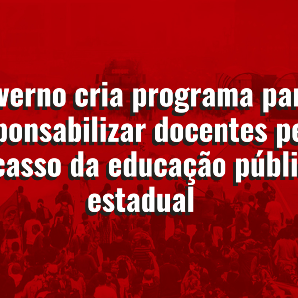 Nota do M29 sobre o programa de responsabilização docente da SEED